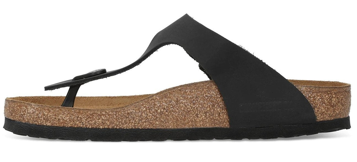 Birkenstock Unisex Gizeh Regular Fit Sandals - Black