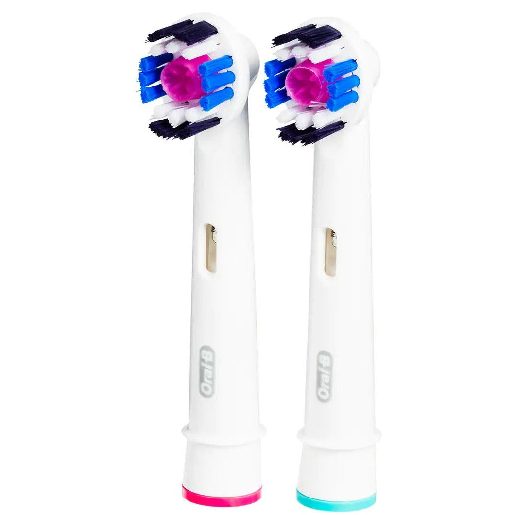 2 x Oral-B 3D White Brush Head Refills 2pk
