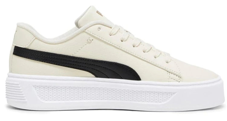 Puma Women's Smash Platform V3 Sneakers - Snow/Black/White/Gold