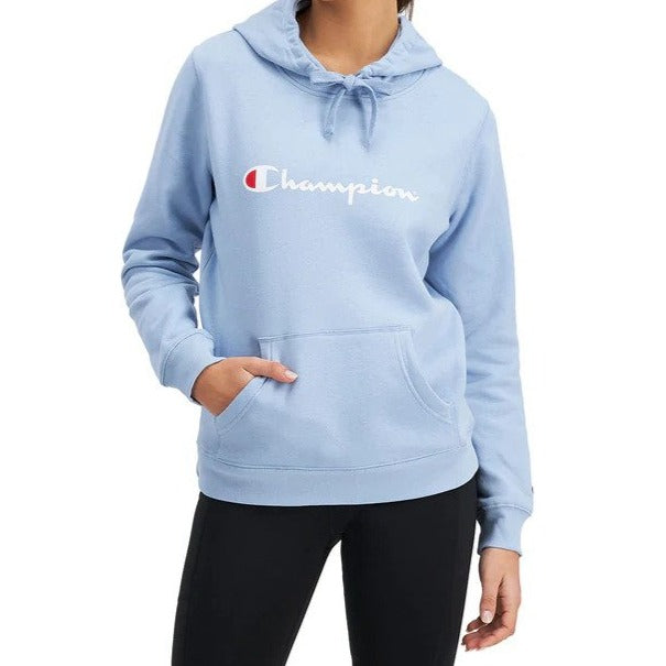 Champion Women's Script Hoodie - Melbourne Rain