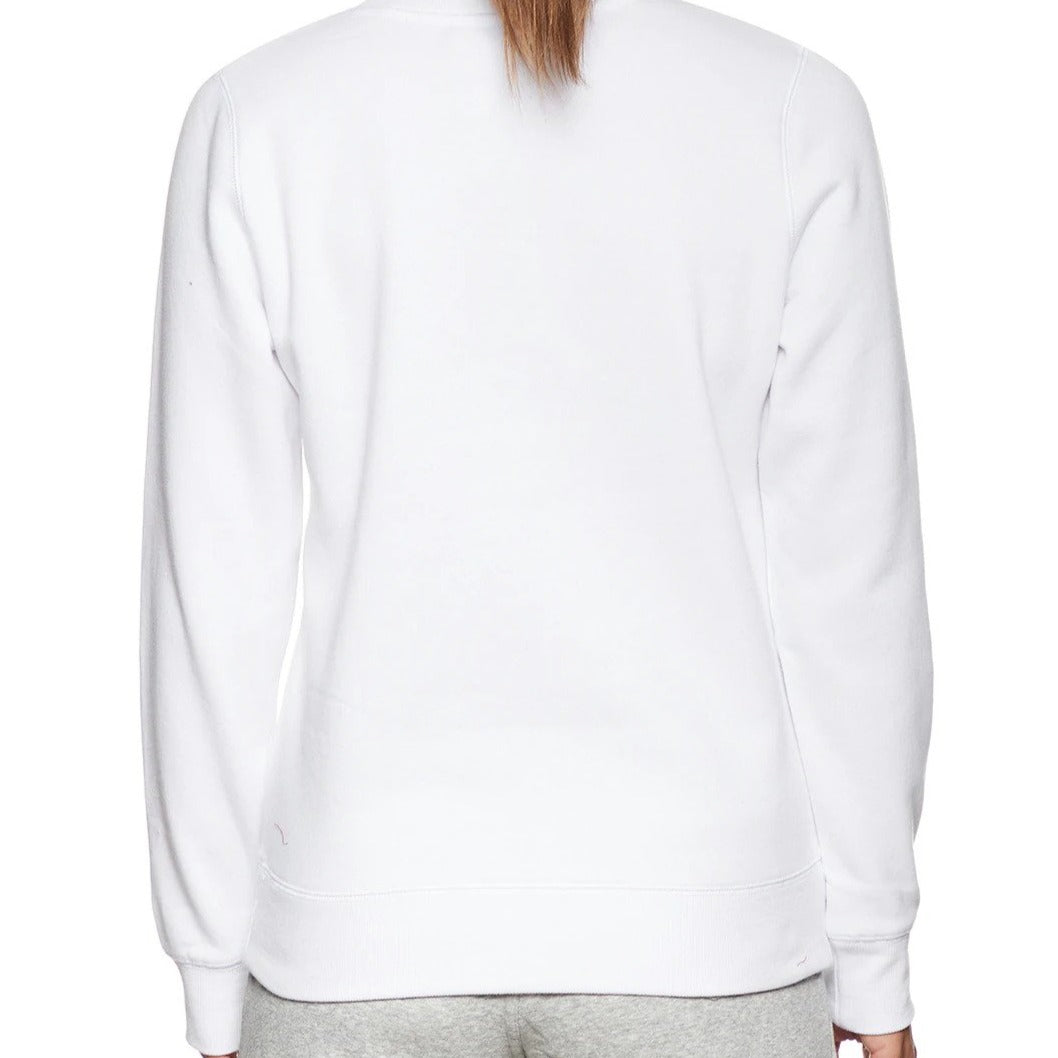 Champion Women's Script Crew Sweater - White