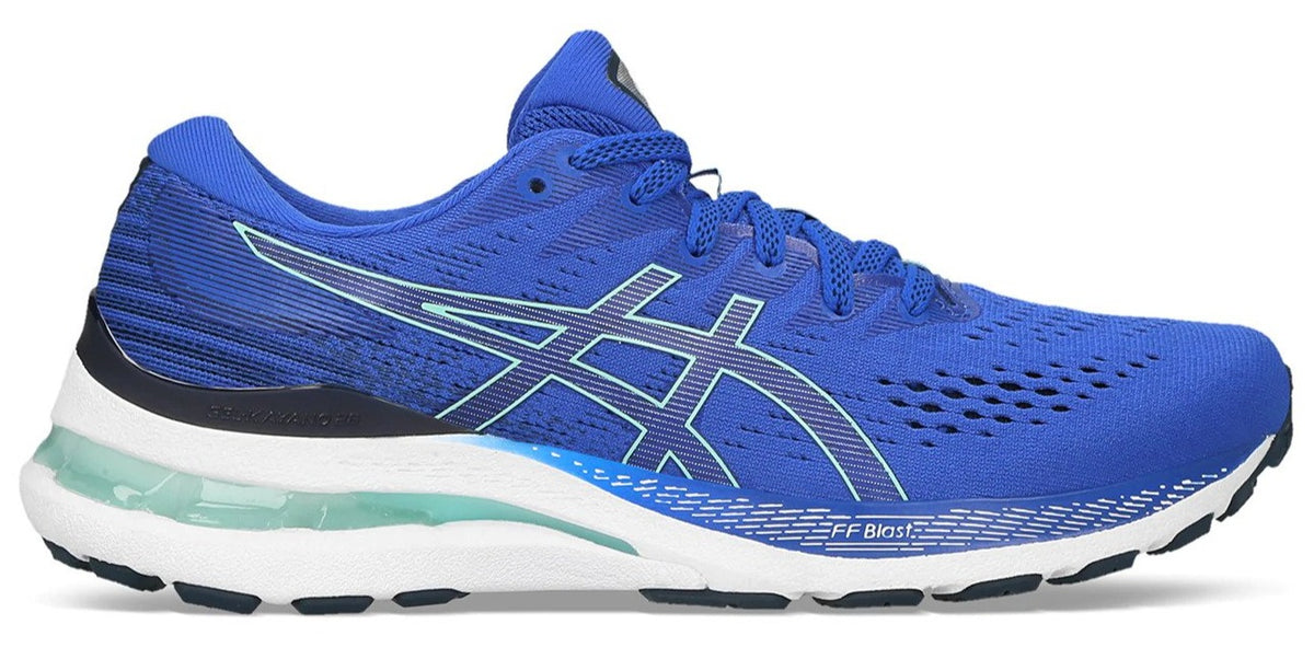 ASICS Women's GEL-Kayano 28 Running Shoes - Lapus Lazuli Blue/Fresh Ice