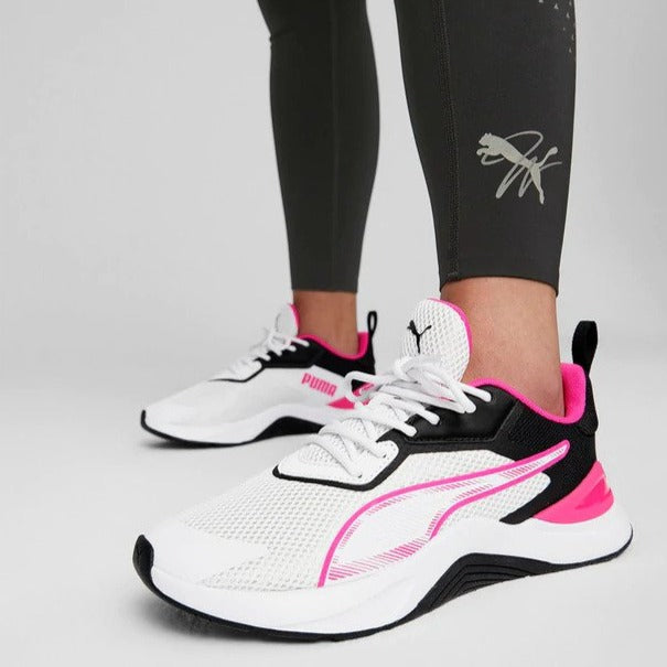 Puma Women's Infusion Training Shoes - White/Black/Ravish