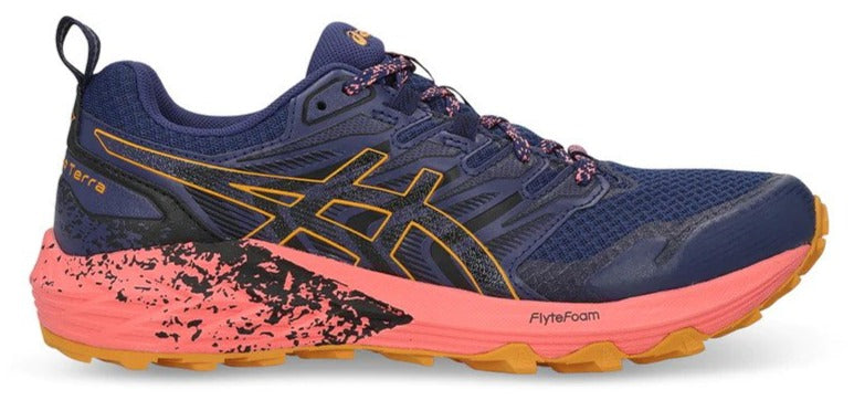 ASICS Women's GEL-Trabuco Terra Running Shoes - Indigo Blue/Sandstorm