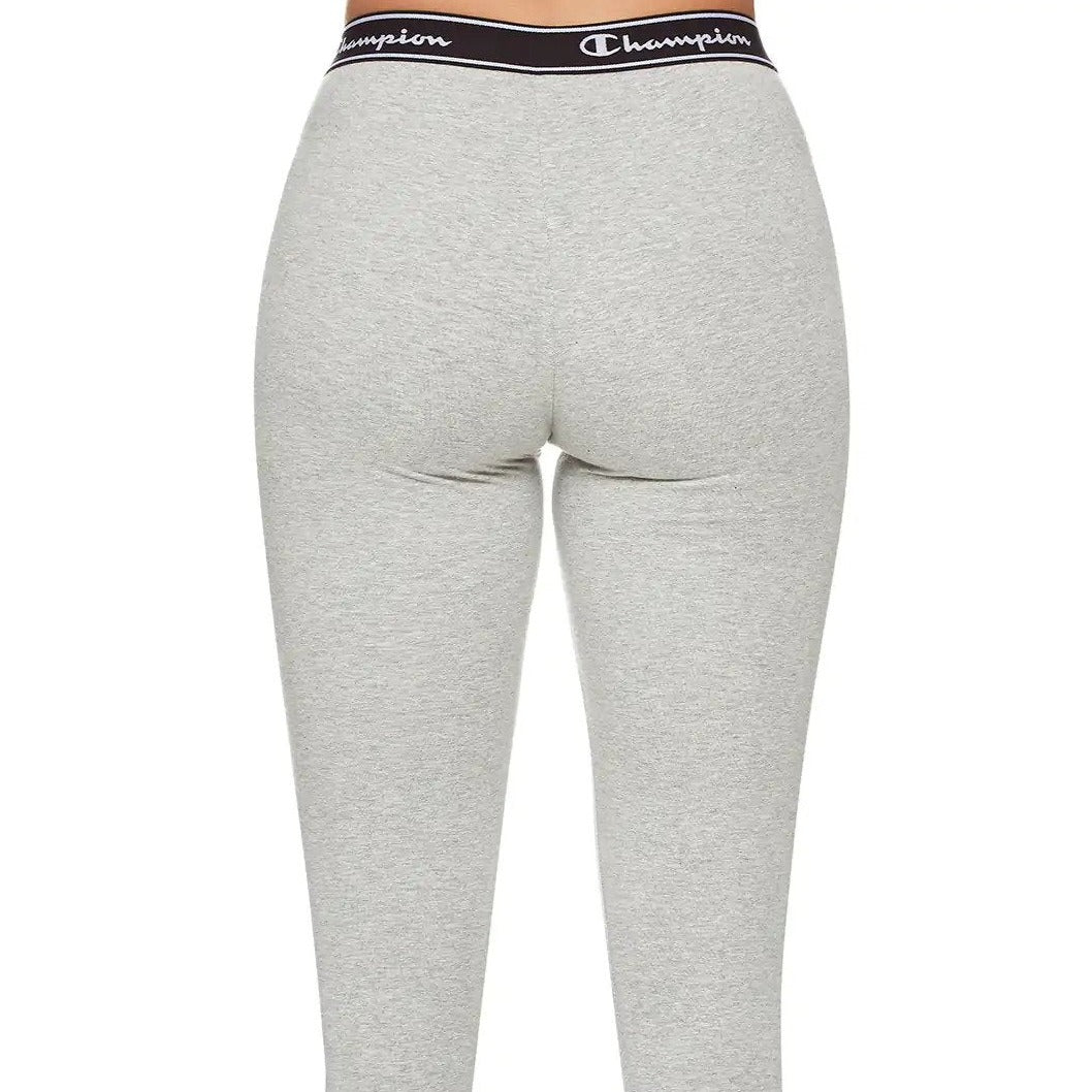 Champion Women's Script Tights / Leggings - Oxford Heather