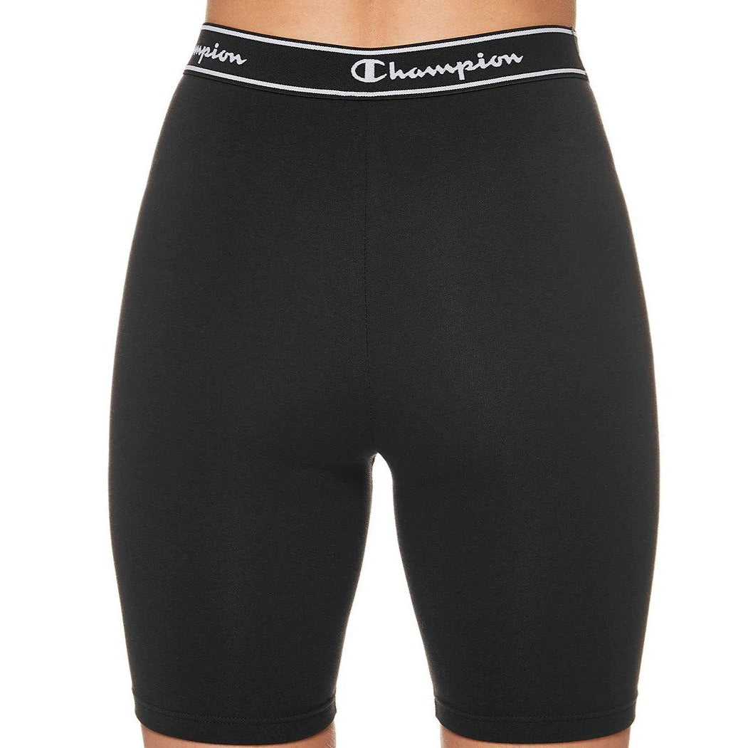 Champion Women's Script Bike Shorts - Black