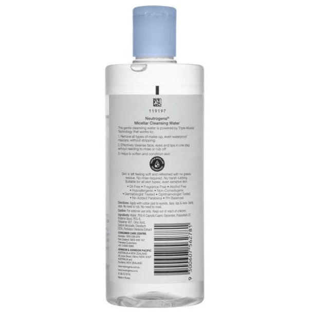 Neutrogena Deep Clean Purifying Micellar Water 400ml