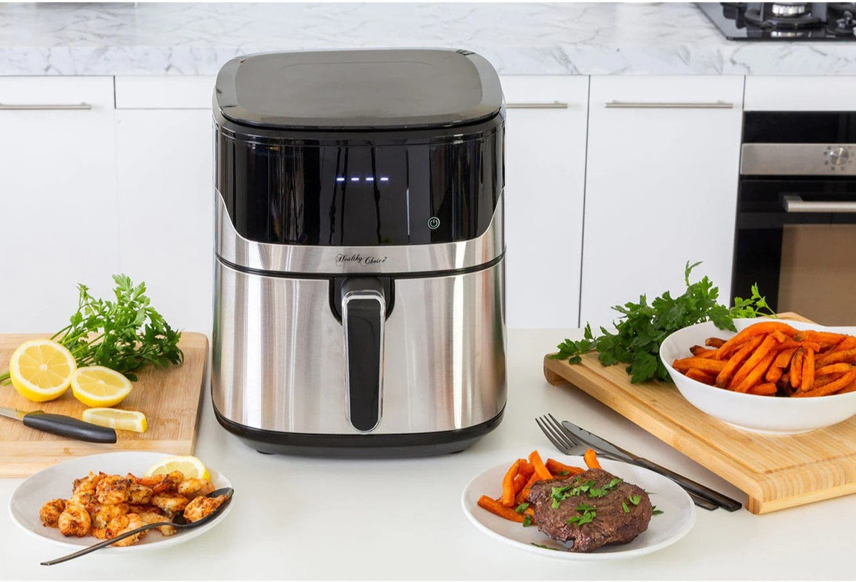 Healthy Choice 7L Air Fryer Wiz w/ Built-In Scale