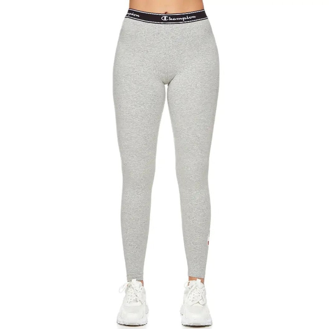 Champion Women's Script Tights / Leggings - Oxford Heather