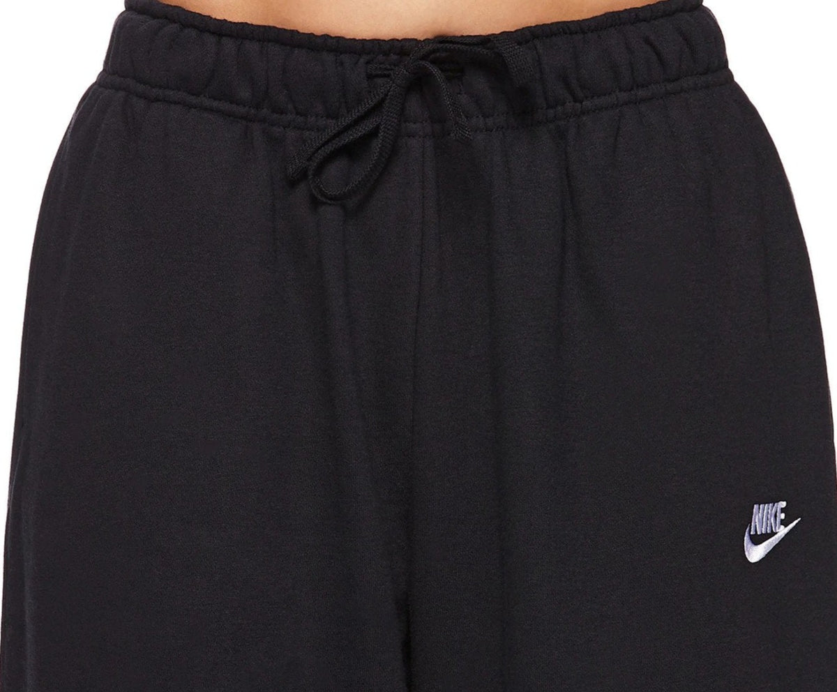 Nike Sportswear Women's Club Fleece Oversized Trackpants / Tracksuit Pants - Black/White