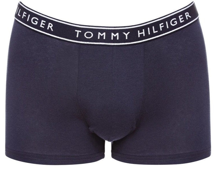 Tommy Hilfiger Men's Cotton Stretch Trunks 3-Pack - Navy
