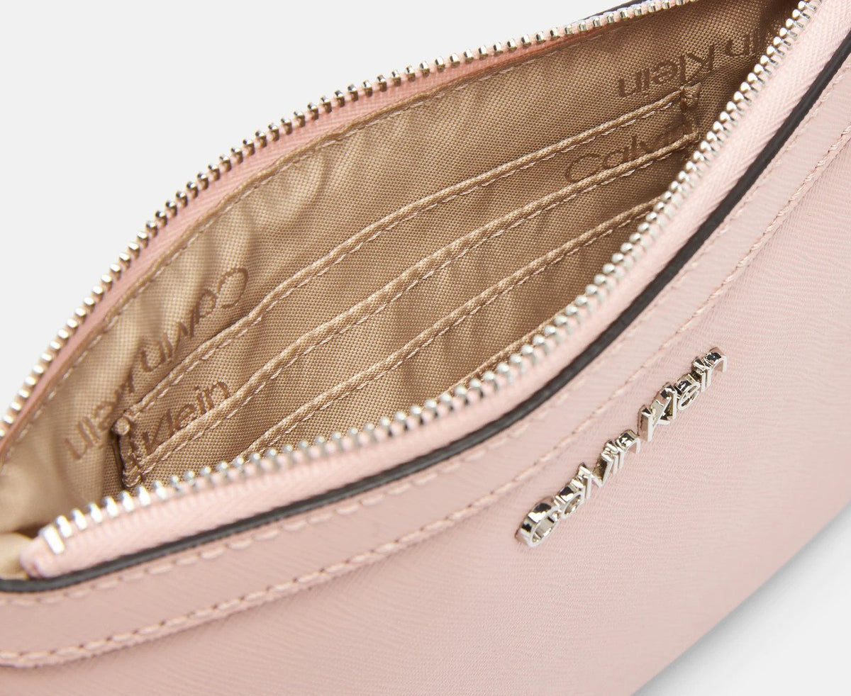 Calvin Klein Hayden Zip Top Wristlet - Rose