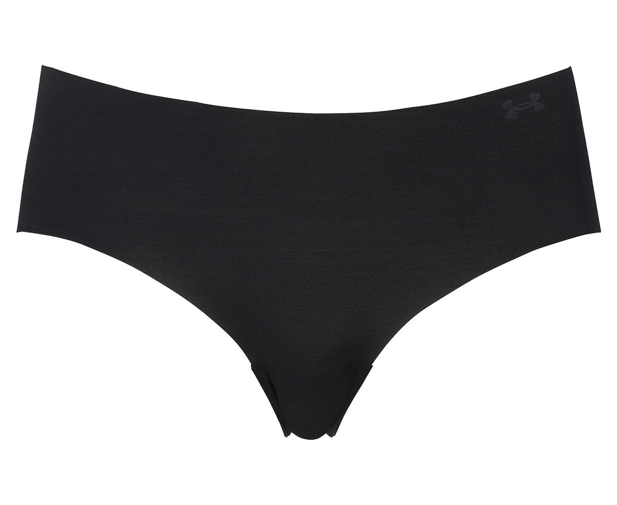 Under Armour Women's UA Pure Stretch Hipster Briefs 3-Pack - Black/Beige/Graphite
