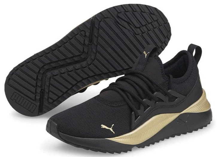 Puma Women's Pacer Future Allure Sneakers - Black/Team Gold