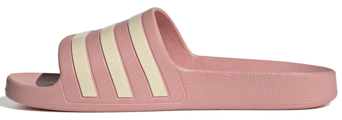 Adidas Women's Adilette Aqua Slides - Mauve/Wonder White