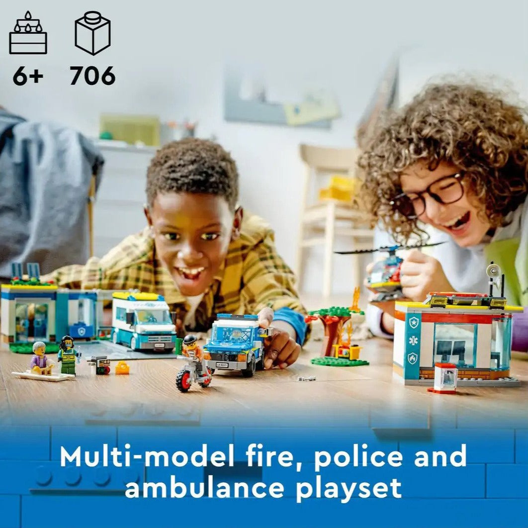 LEGO City Emergency Vehicles HQ 60371
