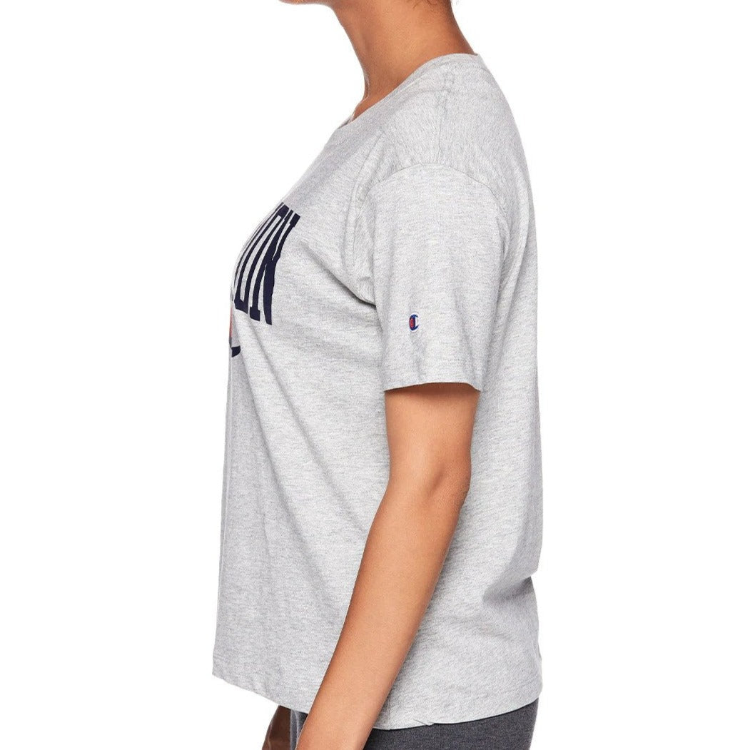 Champion Women's Sporty Tee / T-Shirt / Tshirt - Oxford Heather