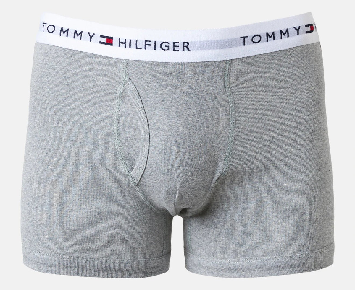 Tommy Hilfiger Men's Cotton Classics Trunks 3-Pack - Navy/Red/Grey