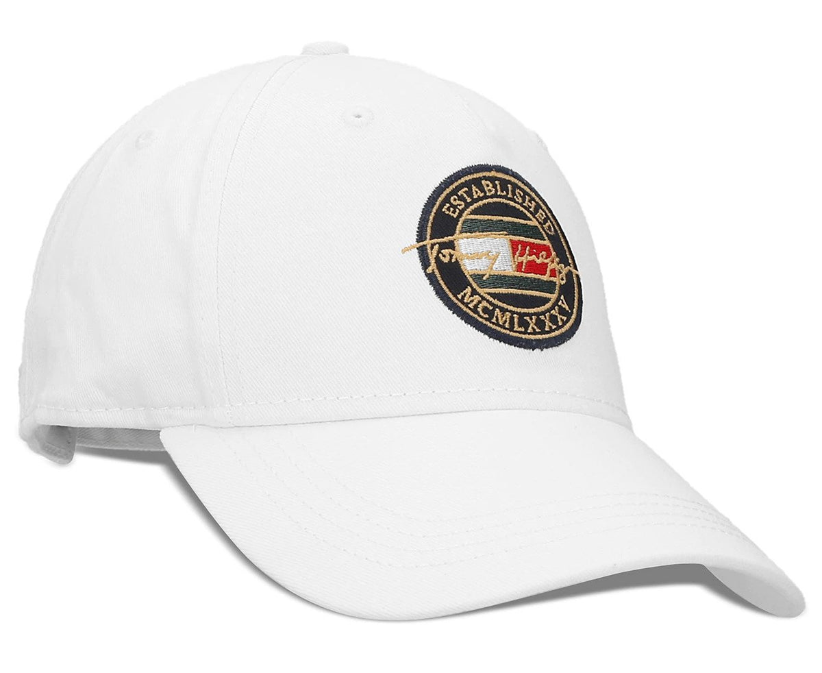 Tommy Hilfiger AM Signature Crest Cap - Classic White