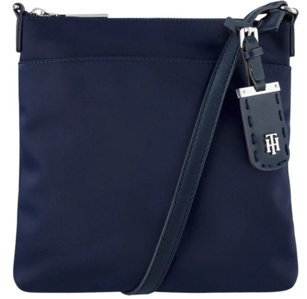 Tommy Hilfiger Julia Satin Nylon Crossbody - Tommy Navy