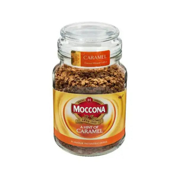 Moccona Caramel Flavoured Infused Freeze Dried Coffee 95gm x 6