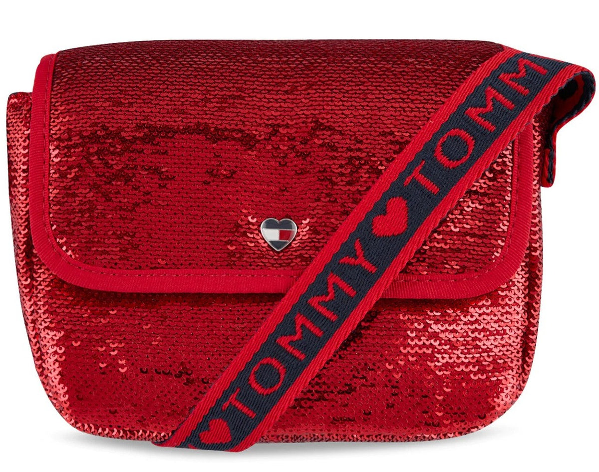 Tommy Hilfiger Kids' Mini Me Sequin Crossbody Bag - Red/Multi