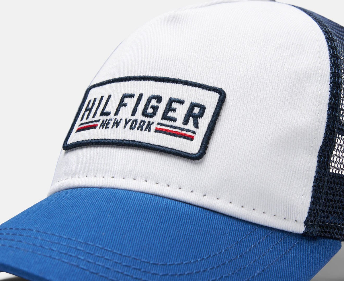Tommy Hilfiger Ethan Trucker Cap - Bedrock Blue/White
