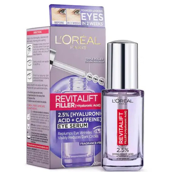 L'Oréal Revitalift Filler Hyaluronic Acid Eye Serum 20mL