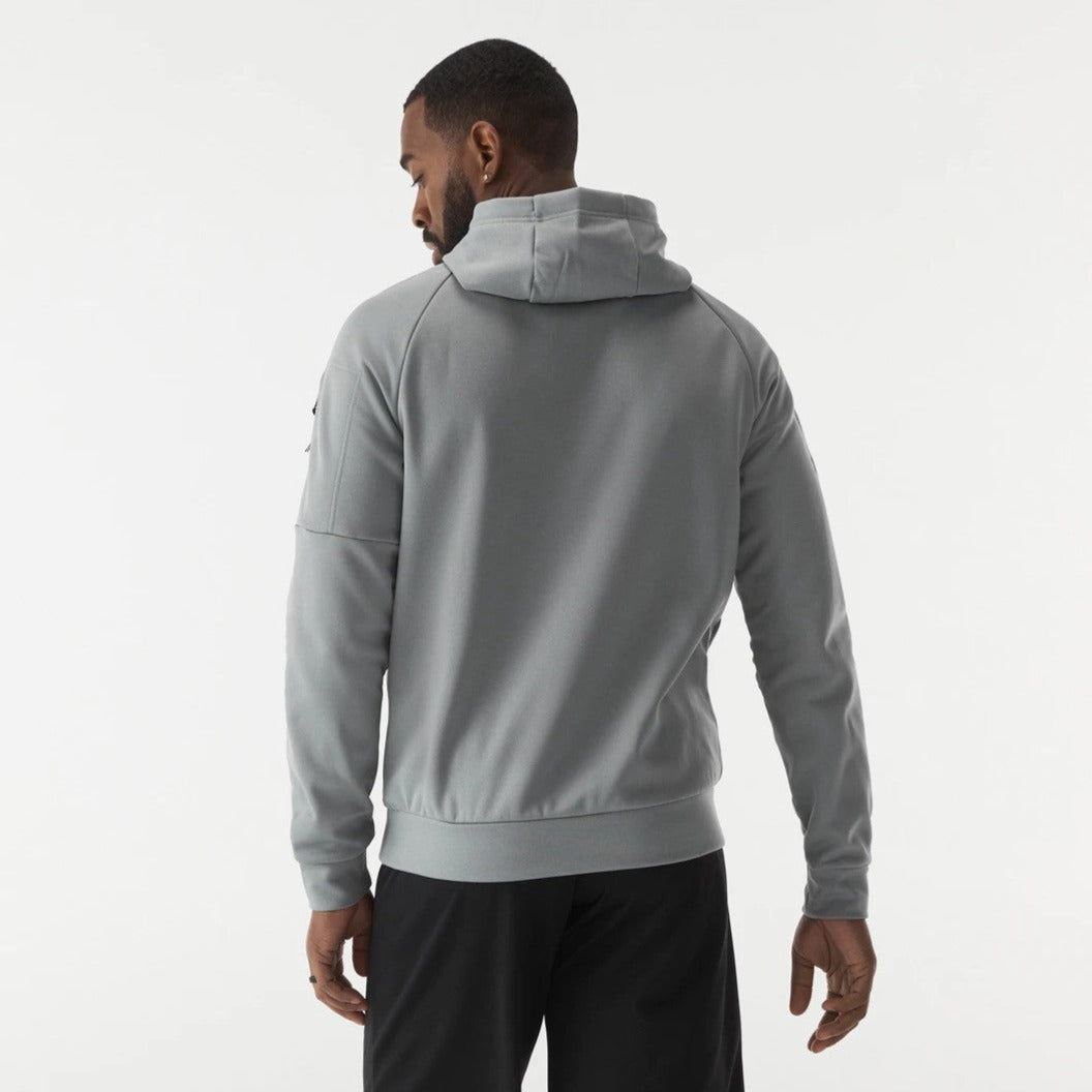 Nike Men's Therma-FIT Pullover Fitness Hoodie - Grey/Black