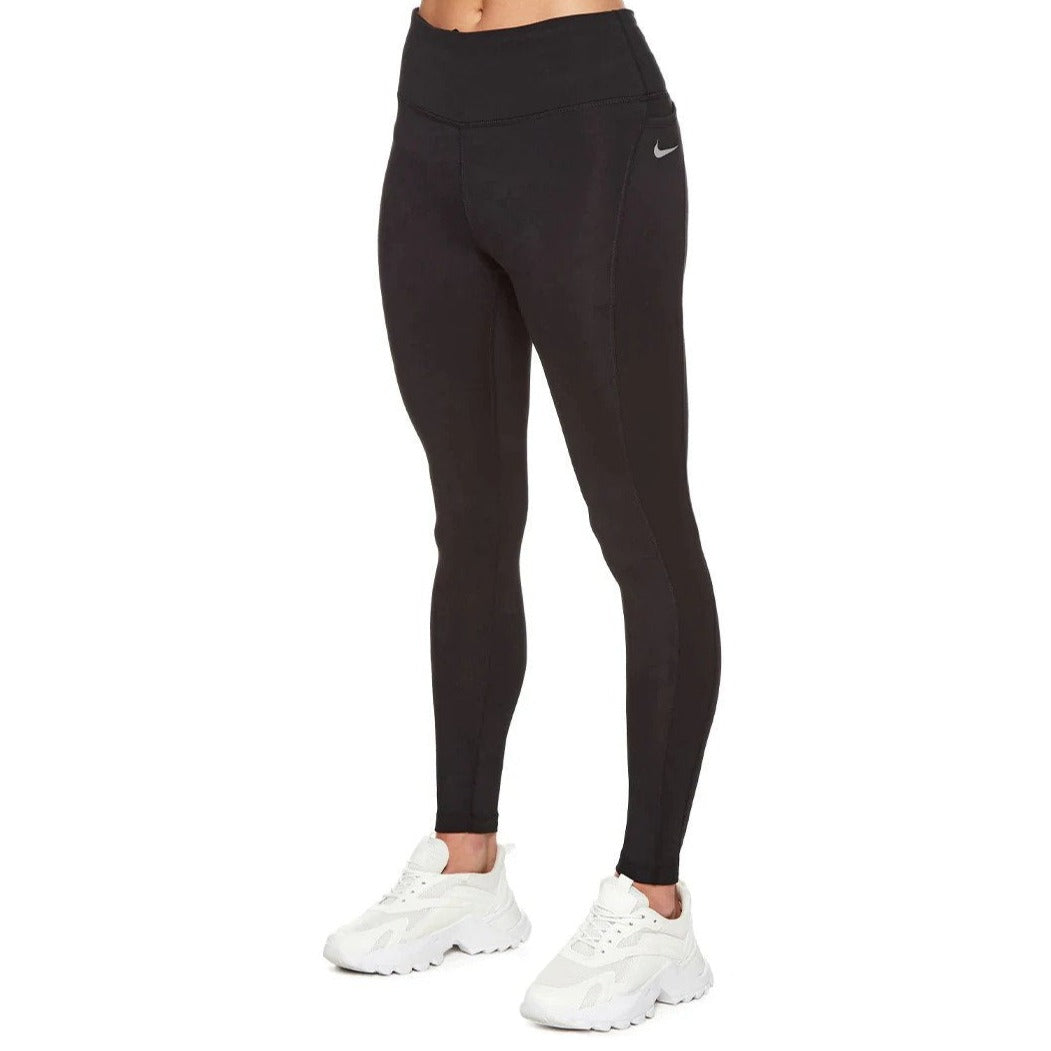Nike Women's Dri-FIT Run Devision Fast Tights / Leggings - Black/Reflective Silver