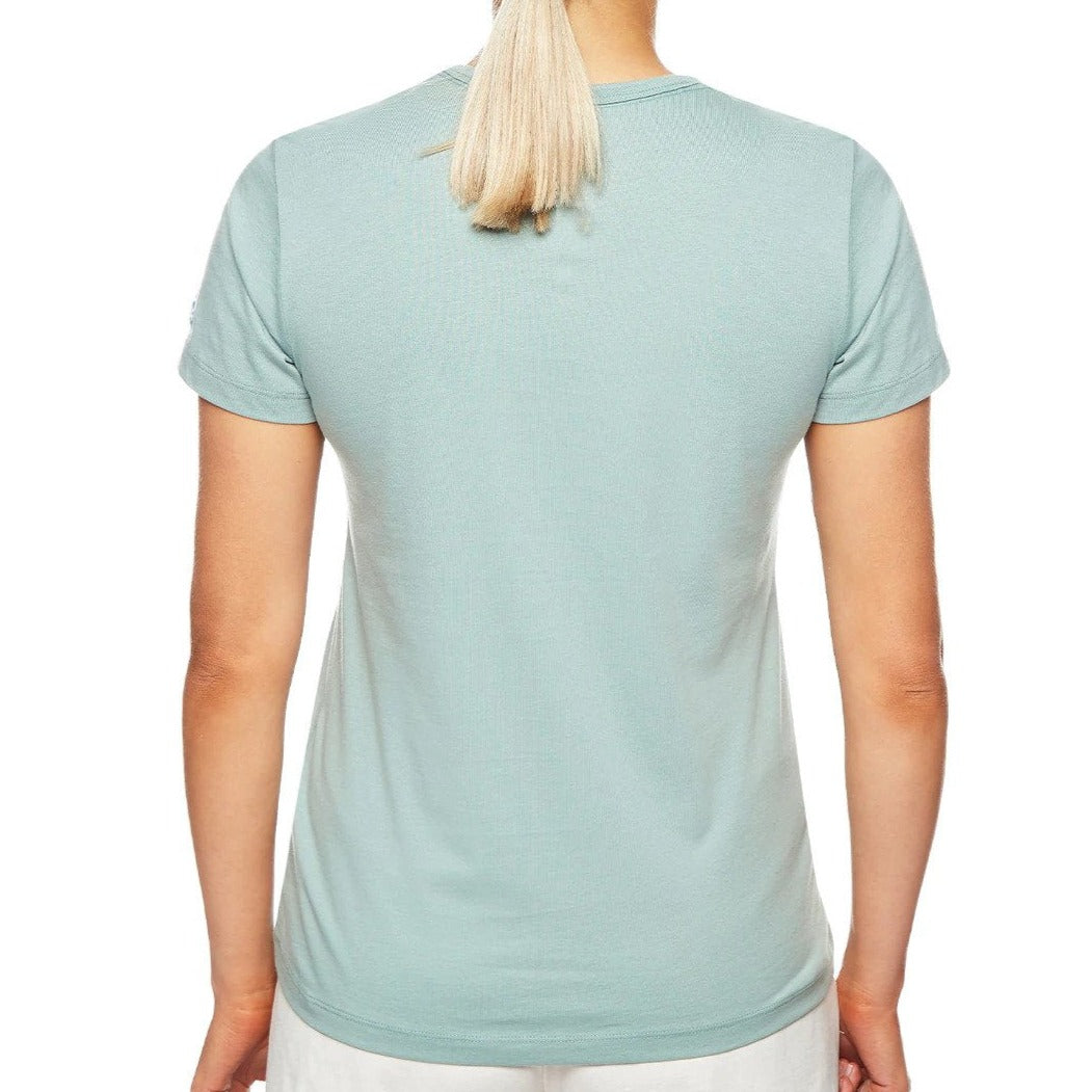 Champion Women's Script Tee / T-Shirt / Tshirt - Sage Grit Green CSI