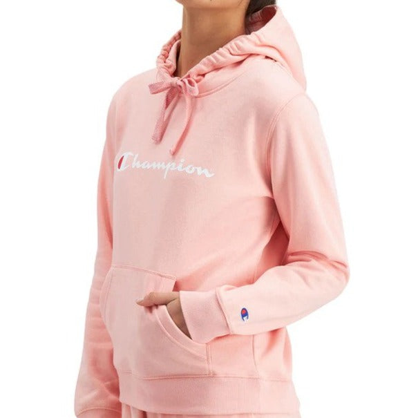 Champion Women's Script Hoodie - Peach Schnapps