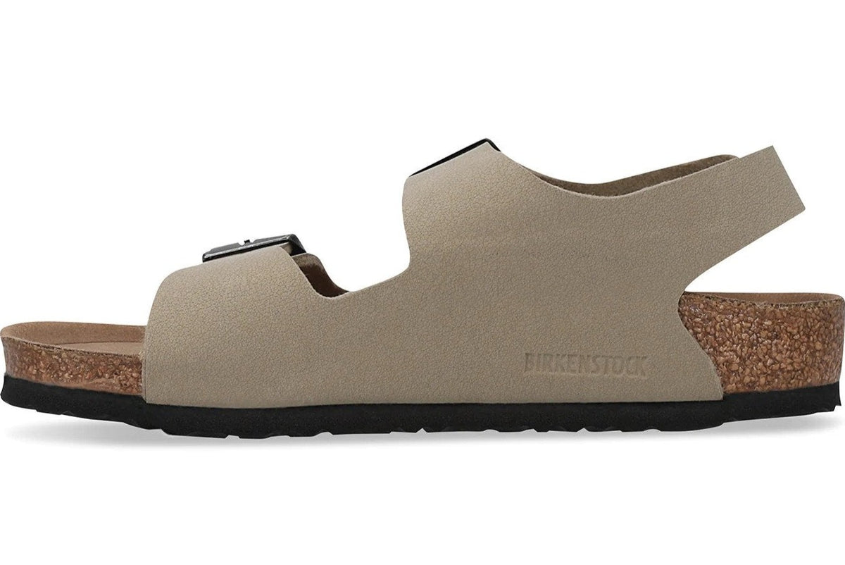 Birkenstock Kids' Milano Vegan Regular Fit Sandals - Faded Khaki