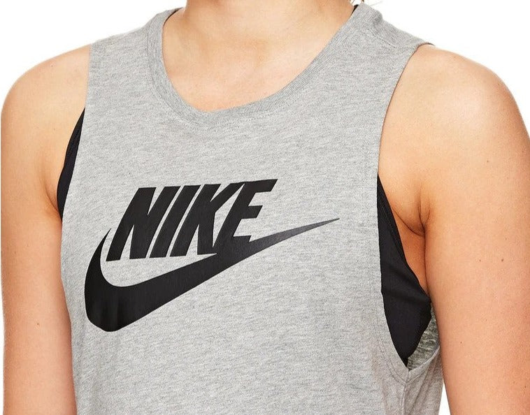 Nike Sportswear Women's Futura Muscle Tank - Dark Grey Heather
