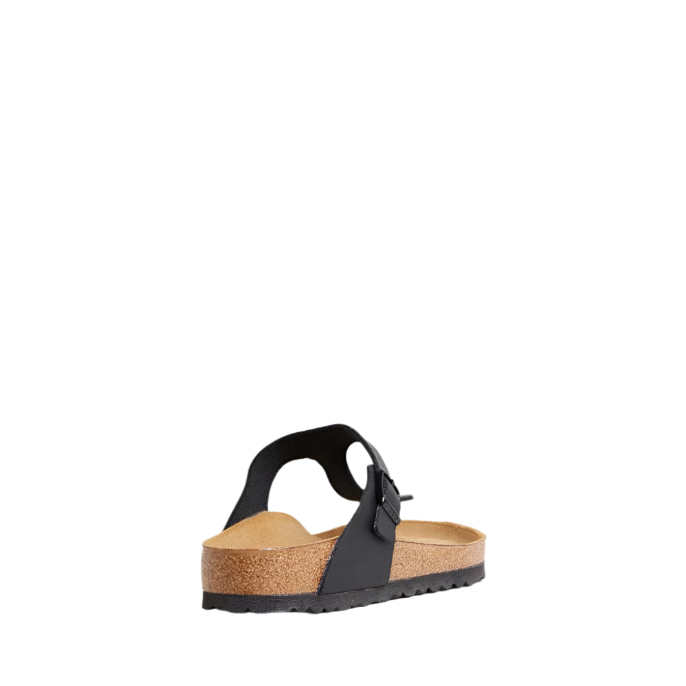 Birkenstock Unisex Regular Fit Gizeh Birko Flor Sandals - Black