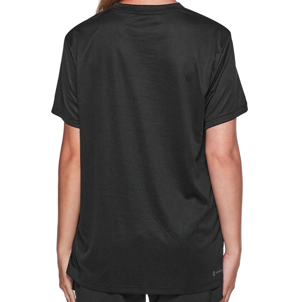 Adidas Women's Big Logo Boyfriend Tee / T-Shirt / Tshirt - Black/White