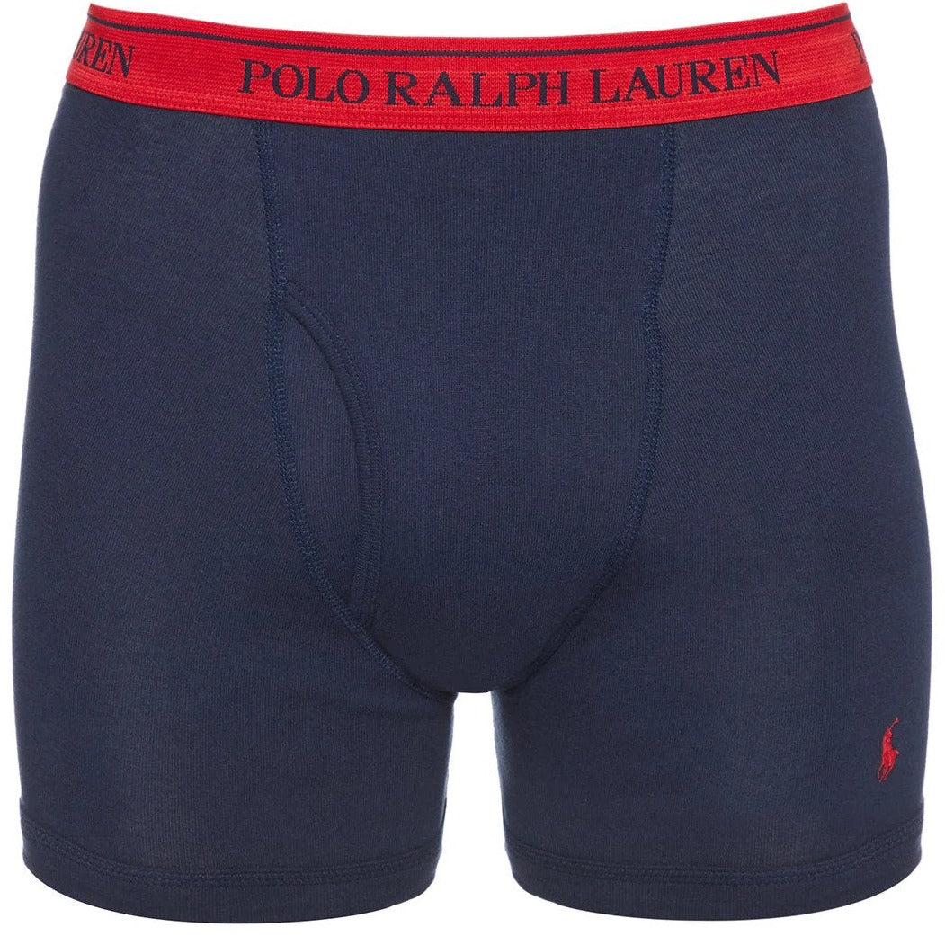 Polo Ralph Lauren Men's Classic Fit Boxer Briefs 3-Pack - Blue/Royal/Navy