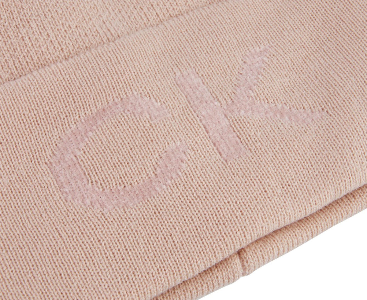 Calvin Klein Chenille CK Logo Beanie - Blush