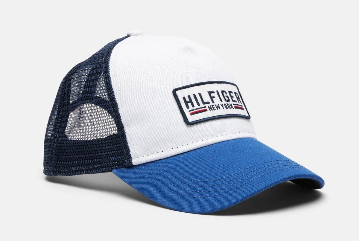 Tommy Hilfiger Ethan Trucker Cap - Bedrock Blue/White
