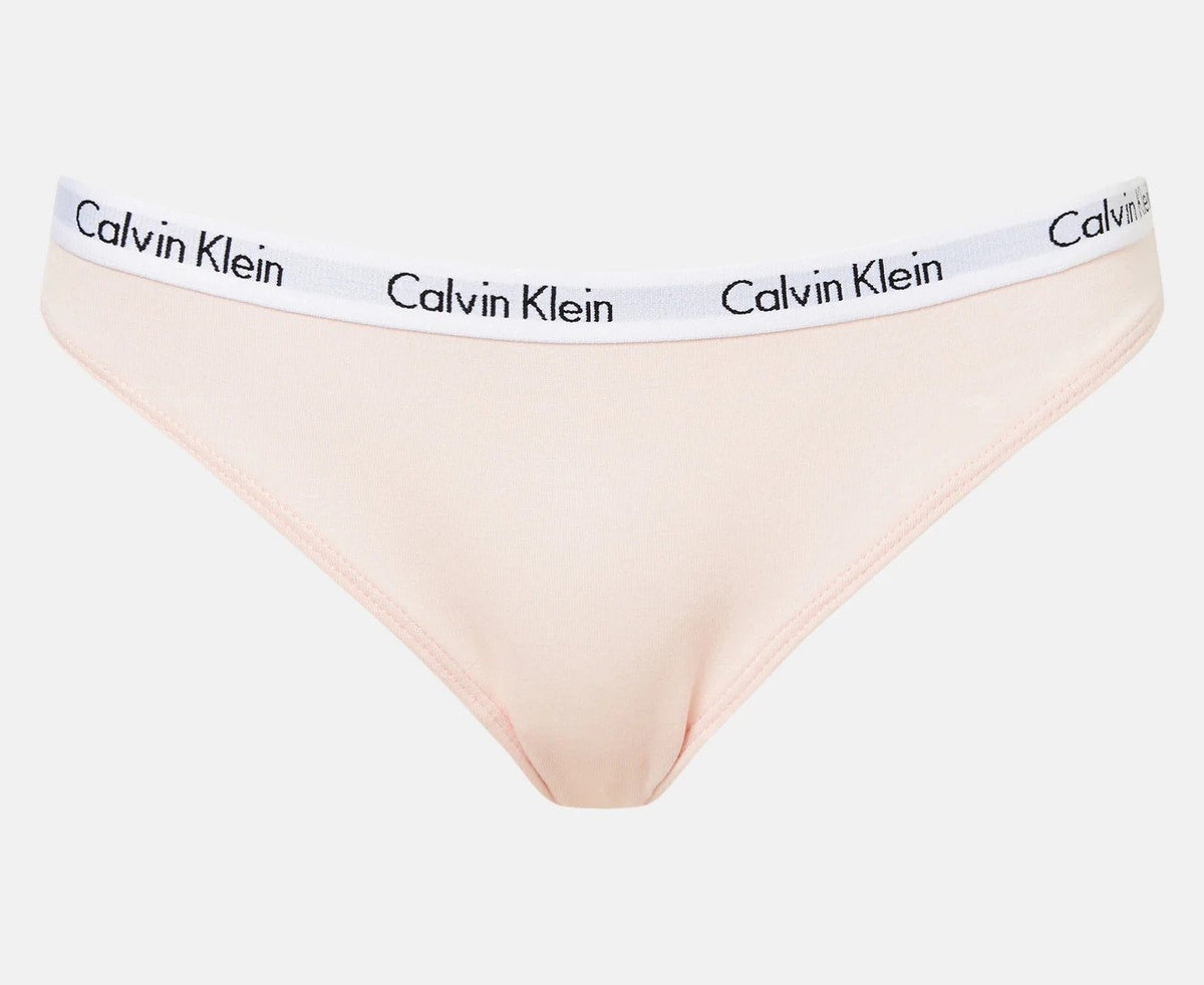 Calvin Klein Women's Carousel Bikini Briefs 5-Pack - Black/Nymph's Thigh/Tawny Port/Grey Heather/Confetti