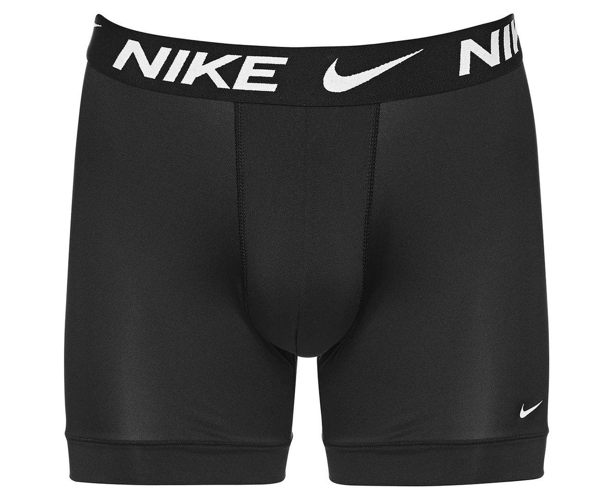 Nike Mens Dri-FIT Essential Micro Boxer Briefs 3-Pack - Black