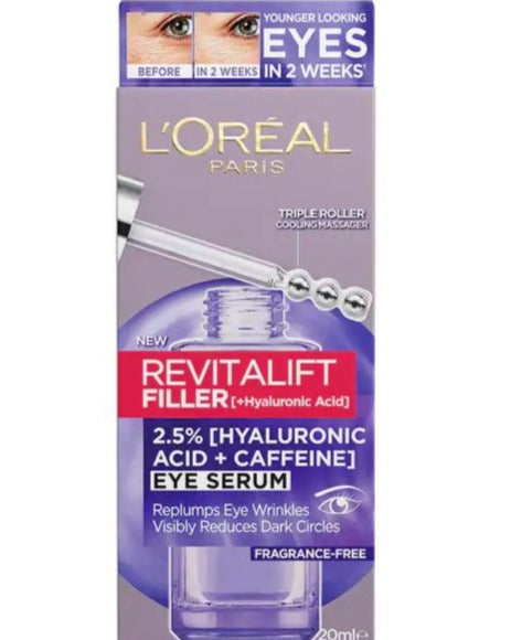 L'Oréal Revitalift Filler Hyaluronic Acid Eye Serum 20mL