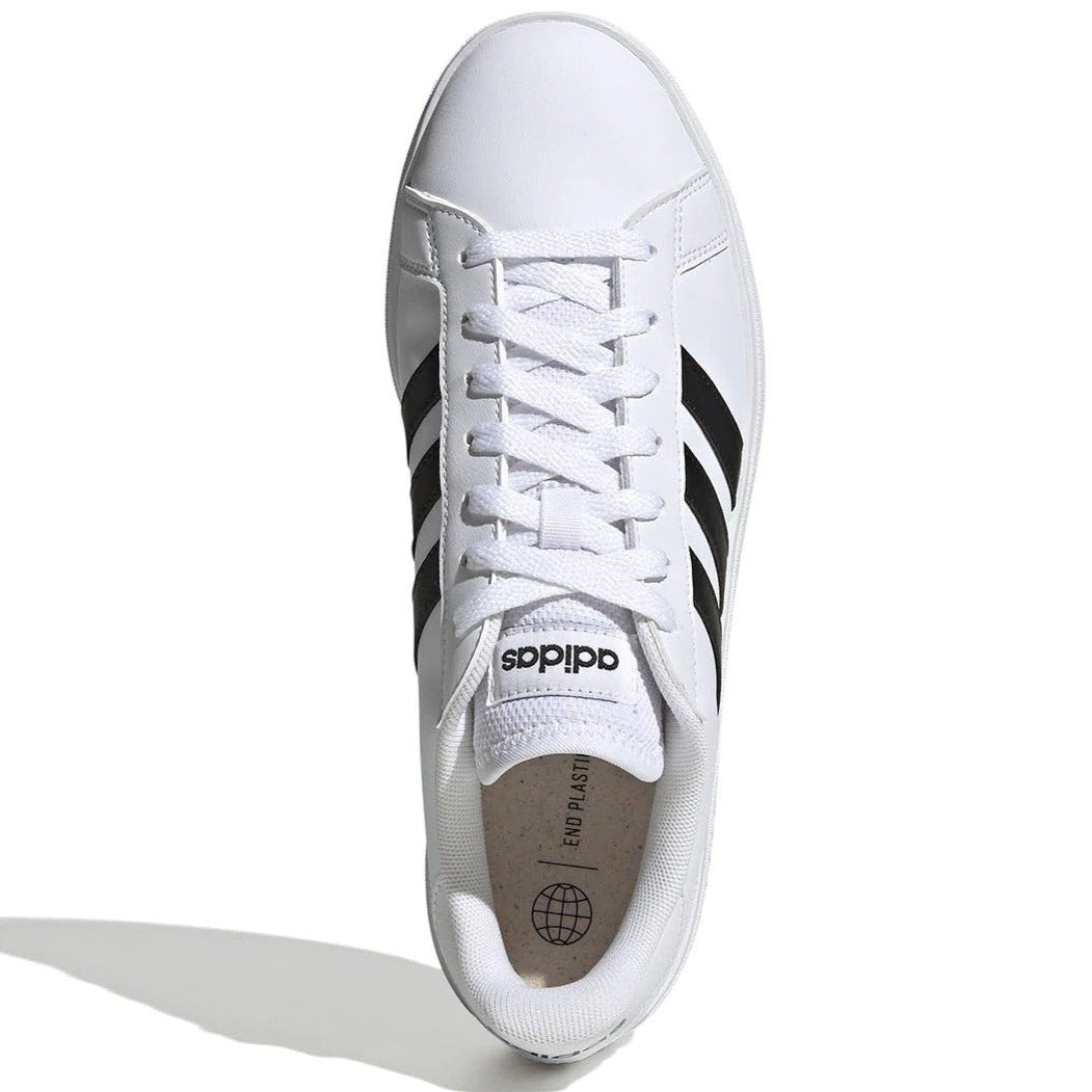 Adidas Men's Grand Court Base 2.0 Sneakers - Cloud White/Core Black