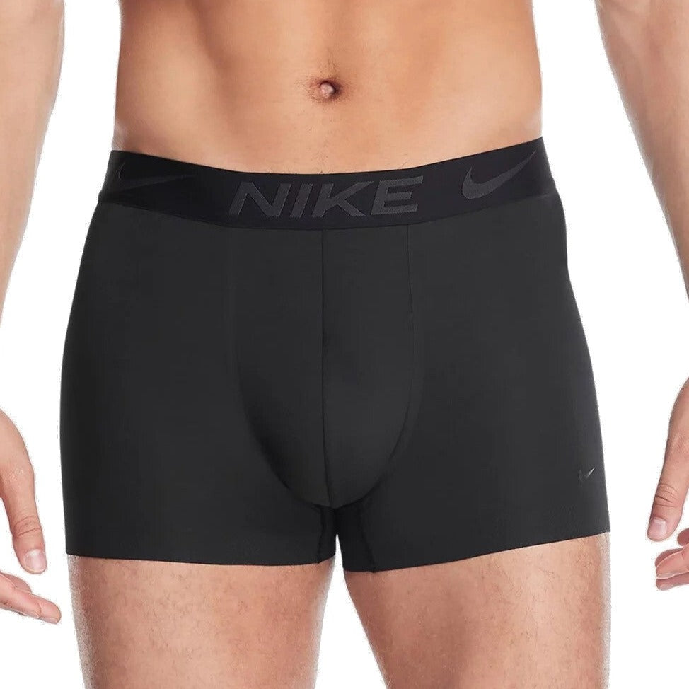 Nike Mens Elite Microfiber Trunks 1-Pack - Black & Anthracite