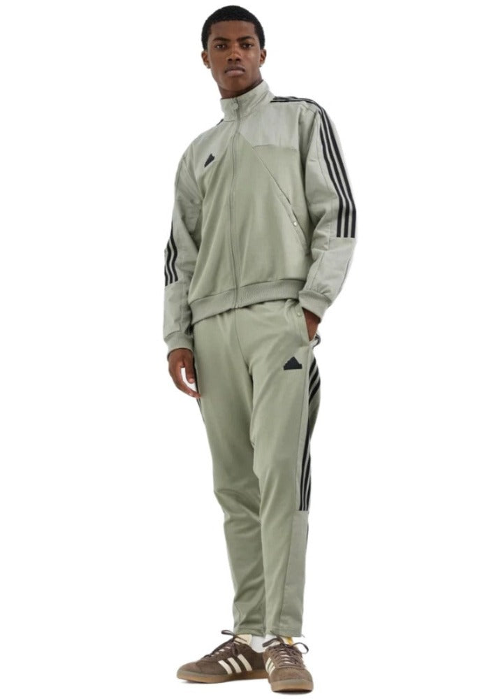 Adidas Mens Tiro Material Mix Pants - Silver Pebble