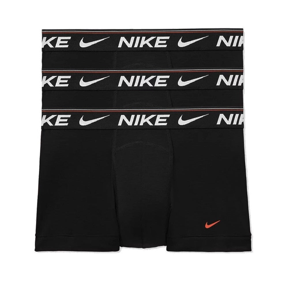 Nike Mens 3-Pack Trek Trunks - Black, Black & Black