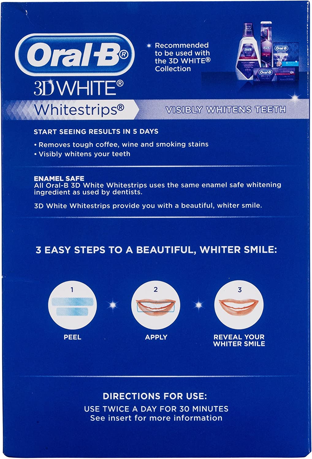 Oral-B 3D White Whitestrips Treatments 14pk