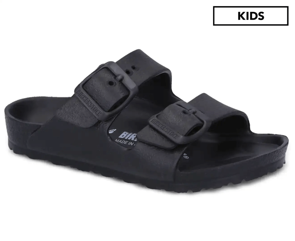 Birkenstock Kids' Arizona EVA Narrow Fit Sandals - Black