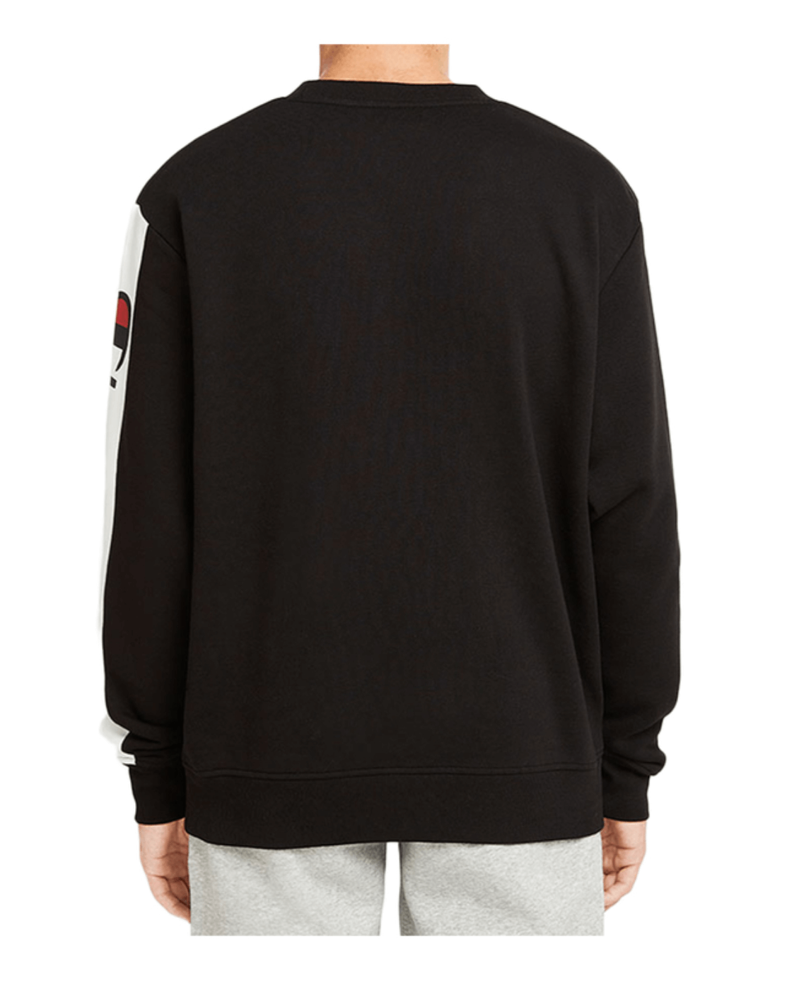 Champion Sporty Panel Crew Sweater Mens Black