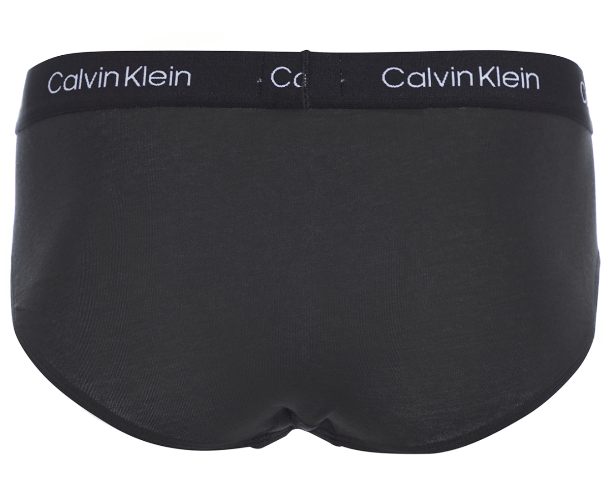 Calvin Klein Men's Cotton Stretch Hip Brief 3-Pack - Black